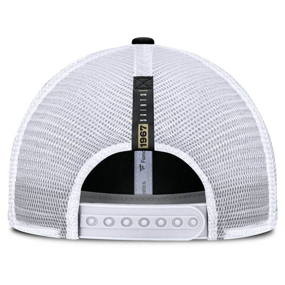 Reverse Trucker Adjustable Hat - New Orleans Saints Hats
