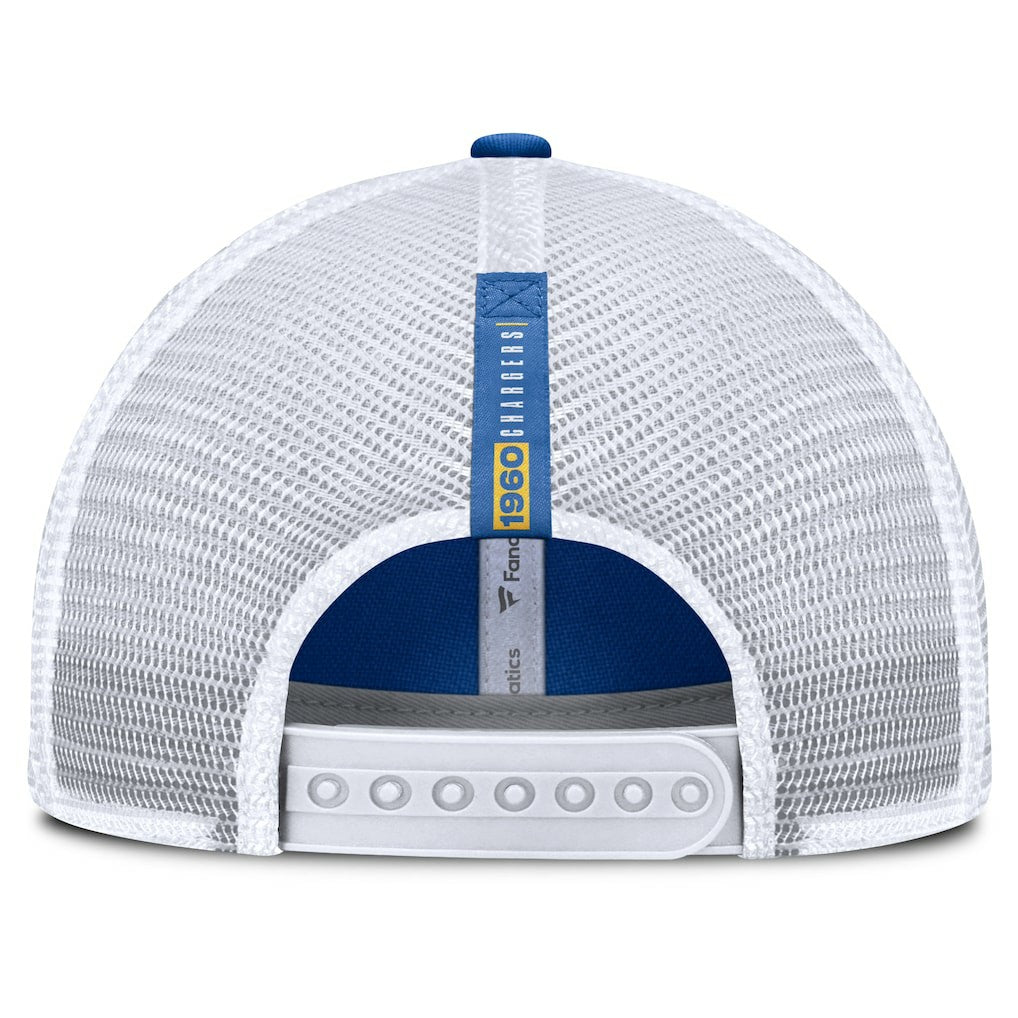 Reverse Trucker Adjustable Hat - Los Angeles Chargers Hats