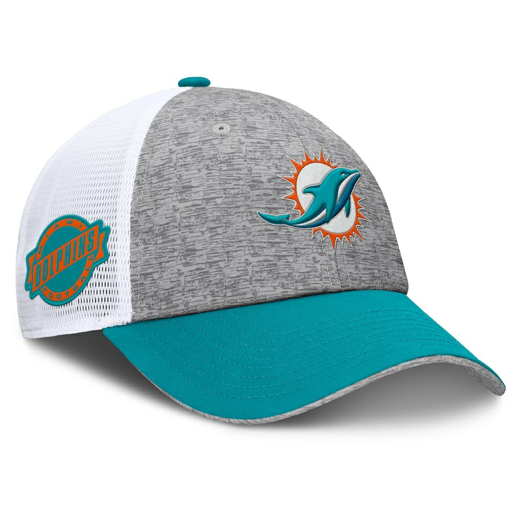 Option Trucker Adjustable Hat - Miami Dolphins Hats