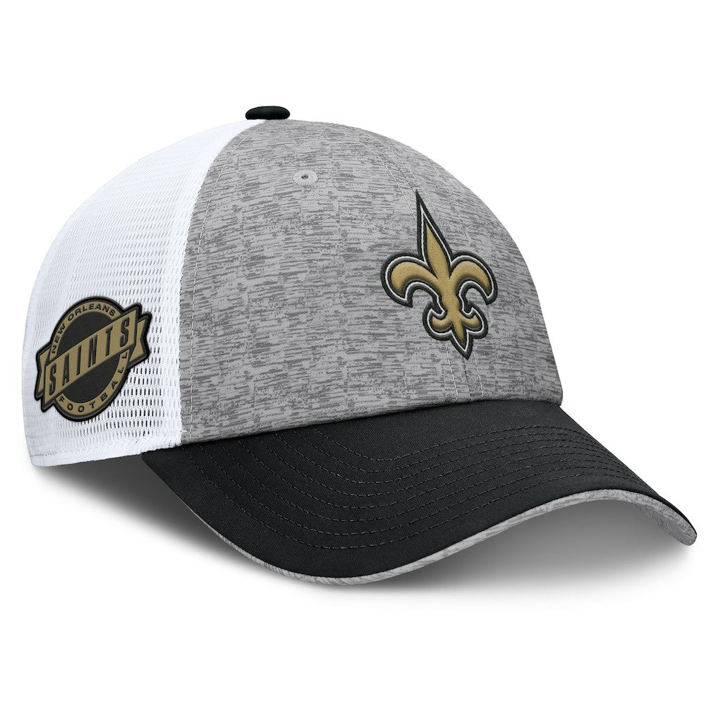 Option Trucker Adjustable Hat - New Orleans Saints Hats