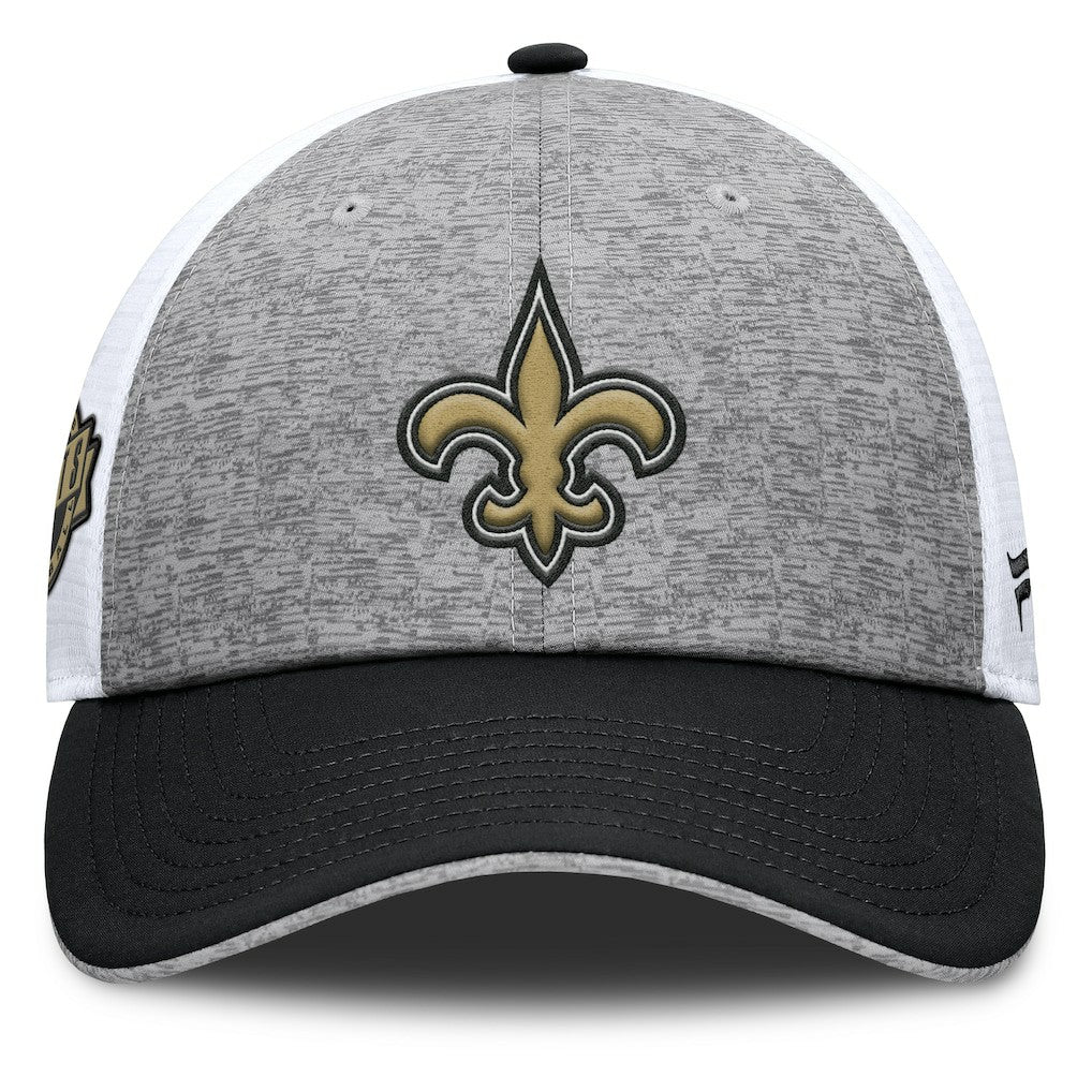 Option Trucker Adjustable Hat - New Orleans Saints Hats