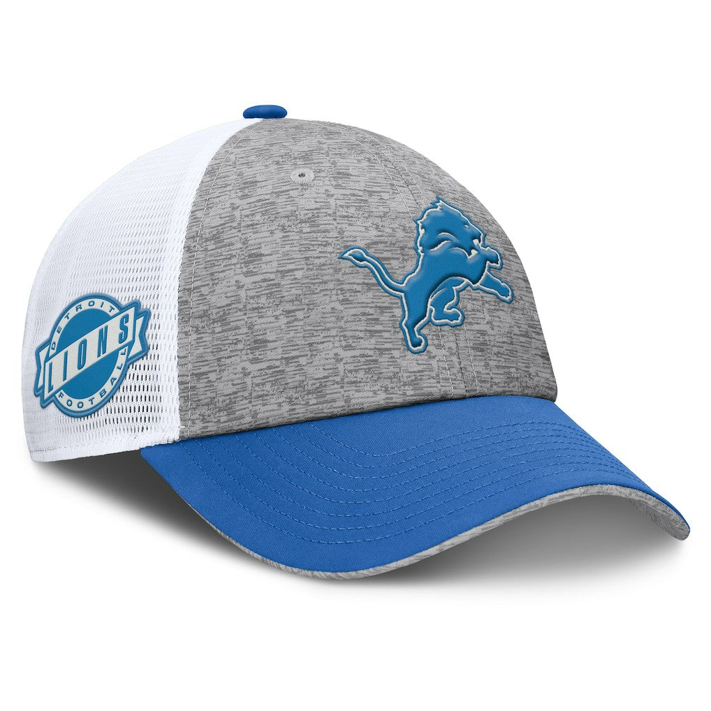 Option Trucker Adjustable Hat - Detroit Lions Hats