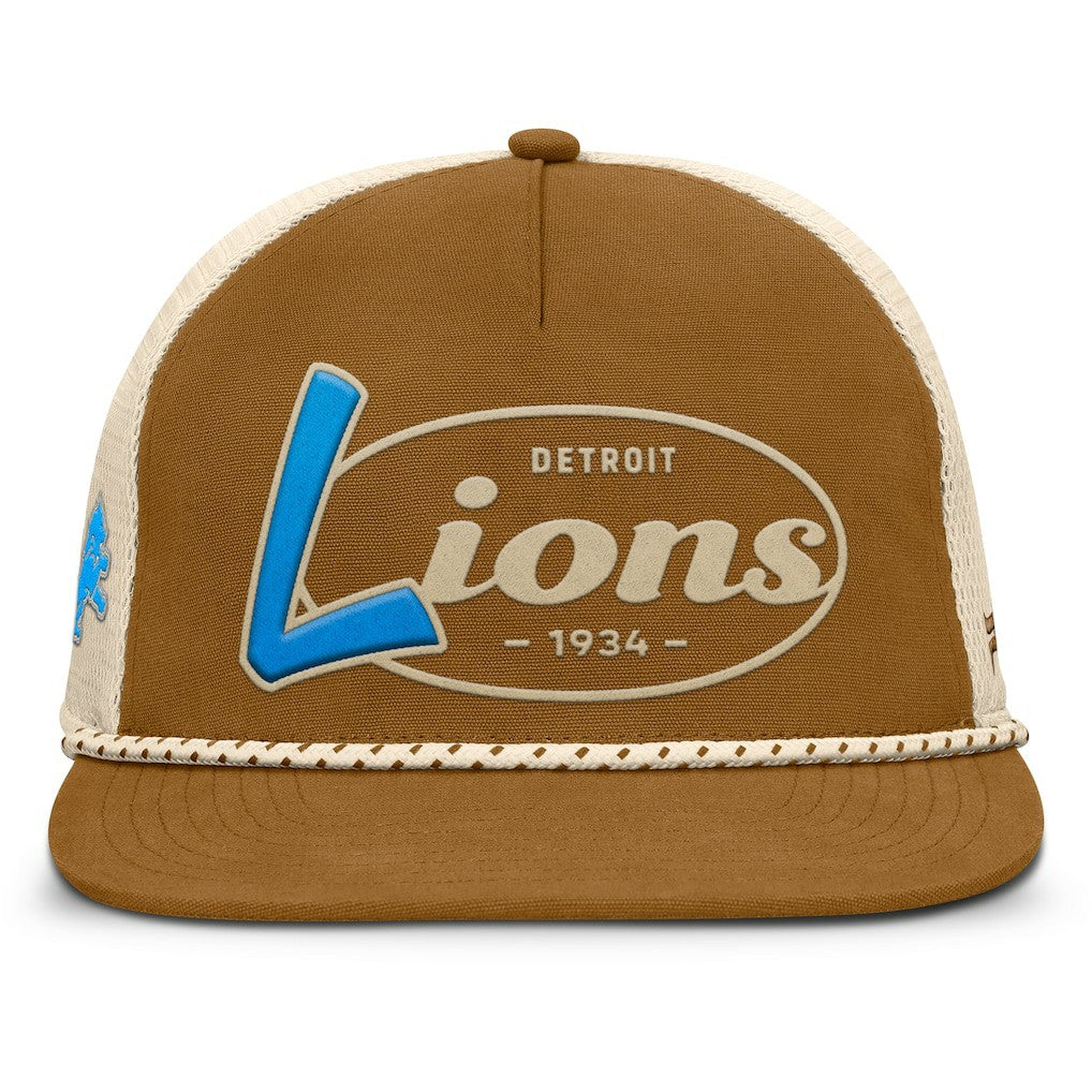 Iso Rope Trucker Adjustable Hat - Detroit Lions Hats
