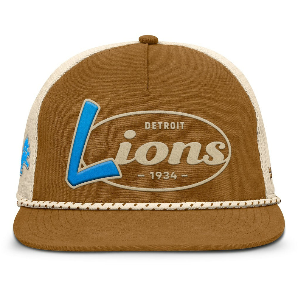 Iso Rope Trucker Adjustable Hat - Detroit Lions Hats