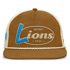 Iso Rope Trucker Adjustable Hat - Detroit Lions Hats