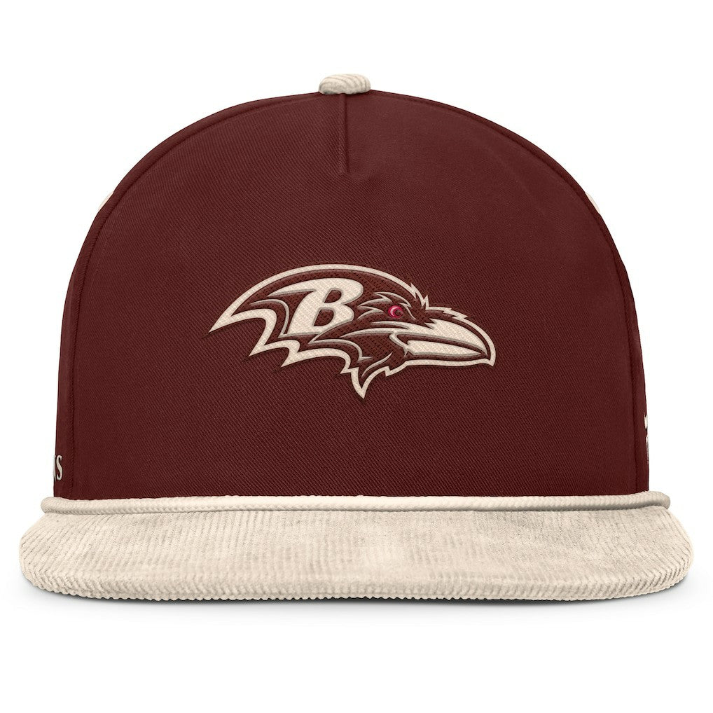 NFL Reminisce Golfer Adjustable Hat - Baltimore Ravens Hats