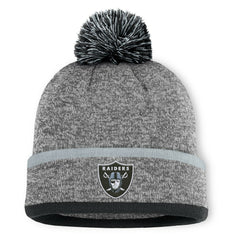 Motion Cuffed Knit Hat with Pom - Las Vegas Raiders Hats