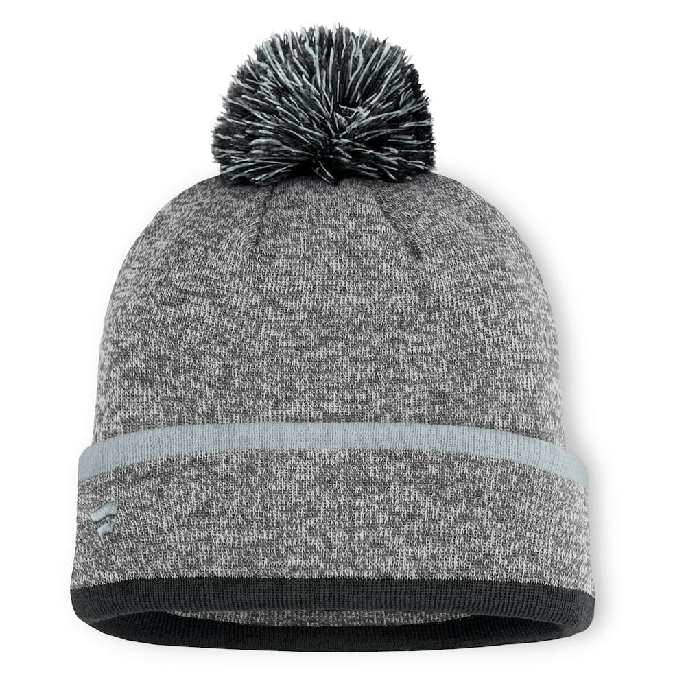Motion Cuffed Knit Hat with Pom - Las Vegas Raiders Hats