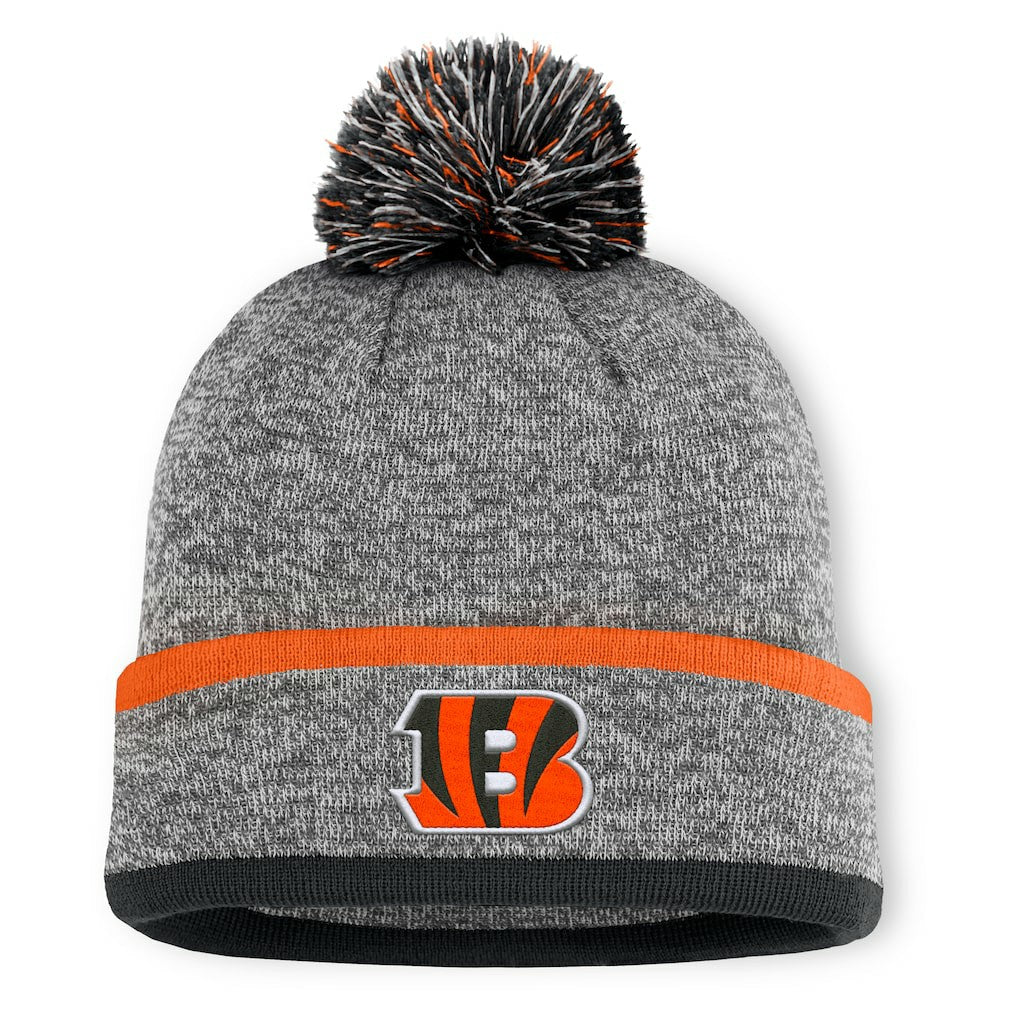 Motion Cuffed Knit Hat with Pom - Cincinnati Bengals Hats