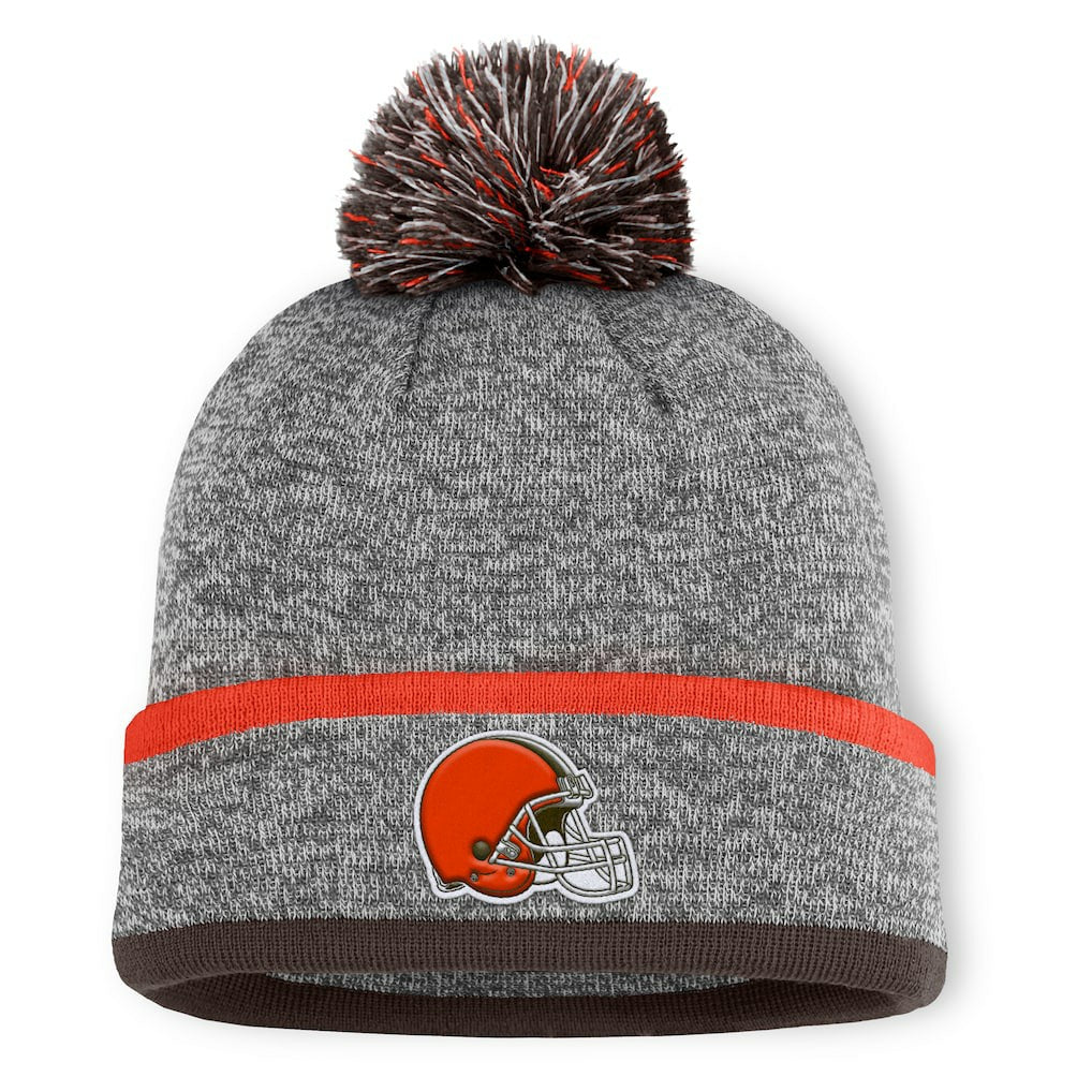 Motion Cuffed Knit Hat with Pom - Cleveland Browns Hats