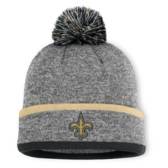Motion Cuffed Knit Hat with Pom - New Orleans Saints Hats