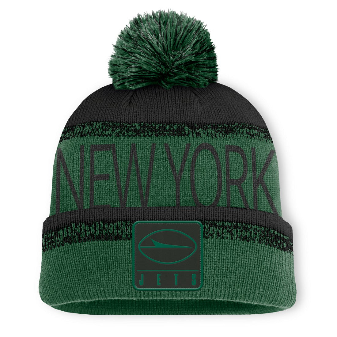 Play Action Cuffed Knit Hat with Pom - New York Jets Hats