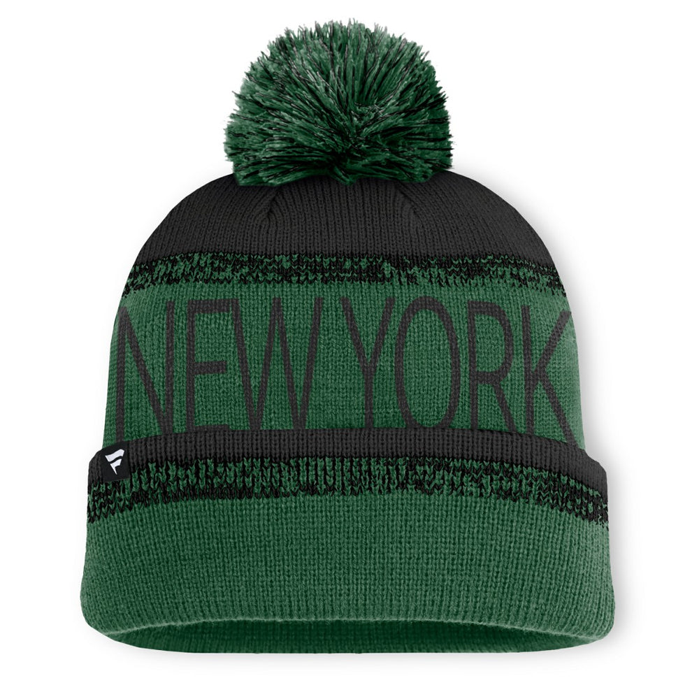 Play Action Cuffed Knit Hat with Pom - New York Jets Hats