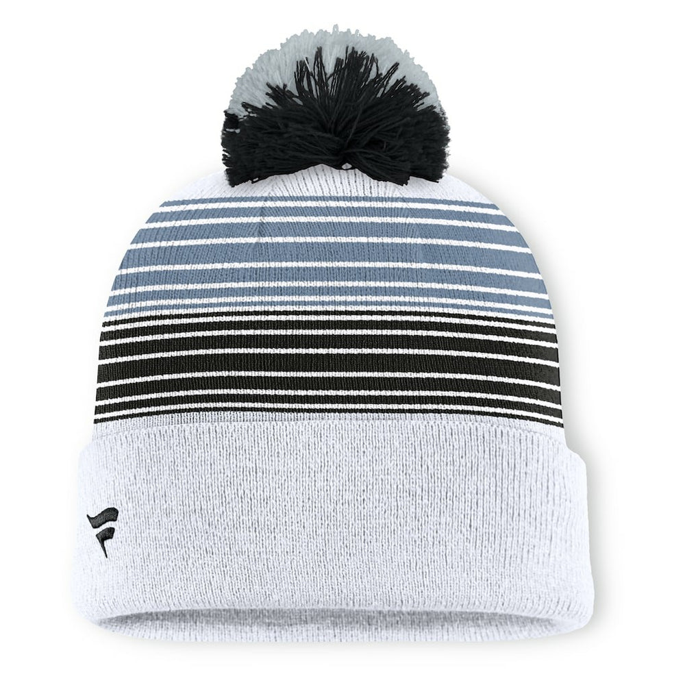 Ghost Cuffed Knit Hat with Pom - Las Vegas Raiders Hats