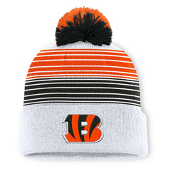 Ghost Cuffed Knit Hat with Pom - Cincinnati Bengals Hats