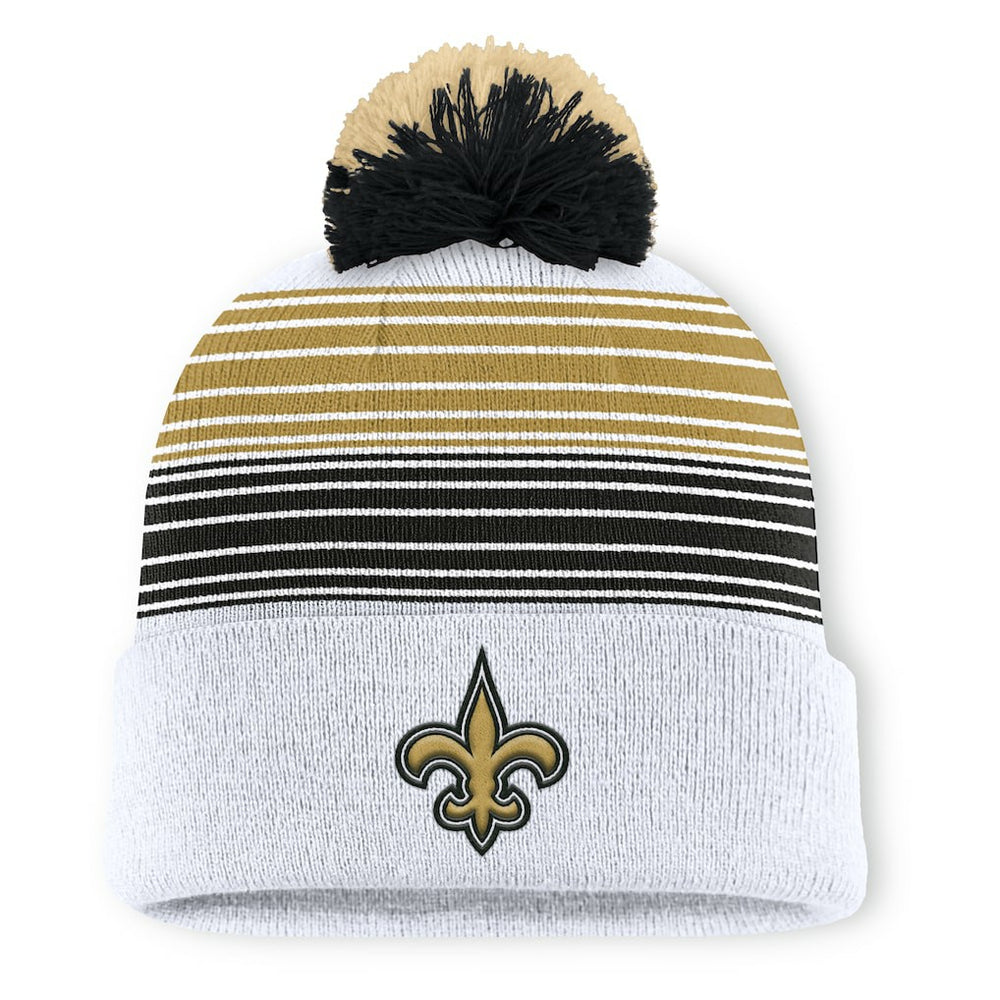 Ghost Cuffed Knit Hat with Pom - New Orleans Saints Hats