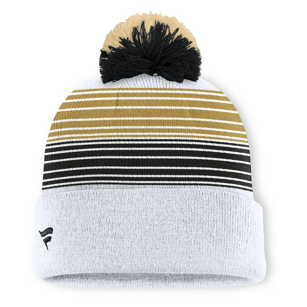 Ghost Cuffed Knit Hat with Pom - New Orleans Saints Hats