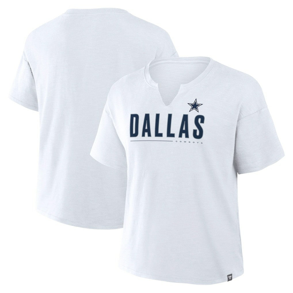 Women's Redzone Slub Boxy T-Shirt - Dallas Cowboys T-shirts