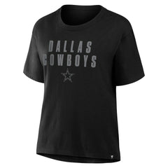 Women's Blackout Kneel Down Legacy T-Shirt - Dallas Cowboys T-shirts