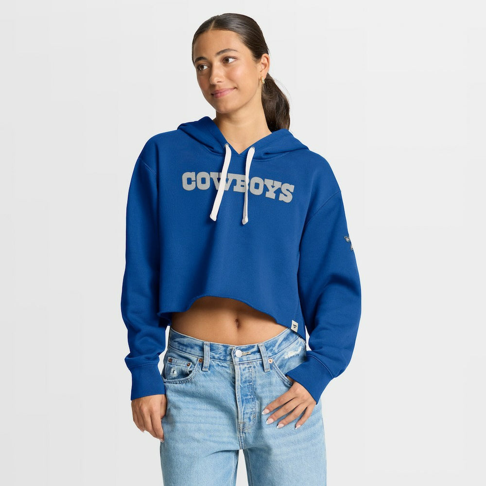Women's Oversized Hometown Heritage Cropped Hoodie - Dallas Cowboys Hoodies