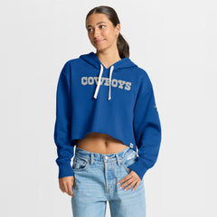 Women's Oversized Hometown Heritage Cropped Hoodie - Dallas Cowboys Hoodies