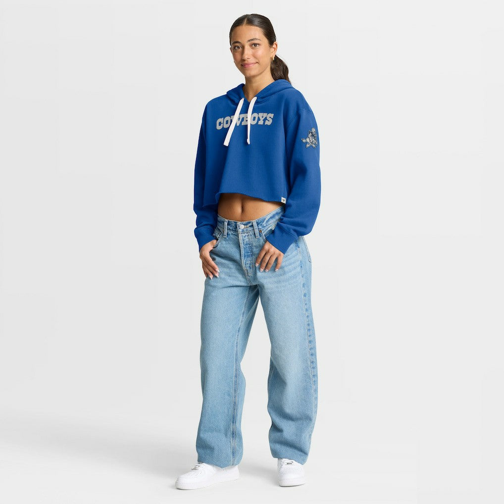 Women's Oversized Hometown Heritage Cropped Hoodie - Dallas Cowboys Hoodies