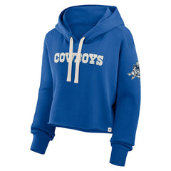 Women's Oversized Hometown Heritage Cropped Hoodie - Dallas Cowboys Hoodies