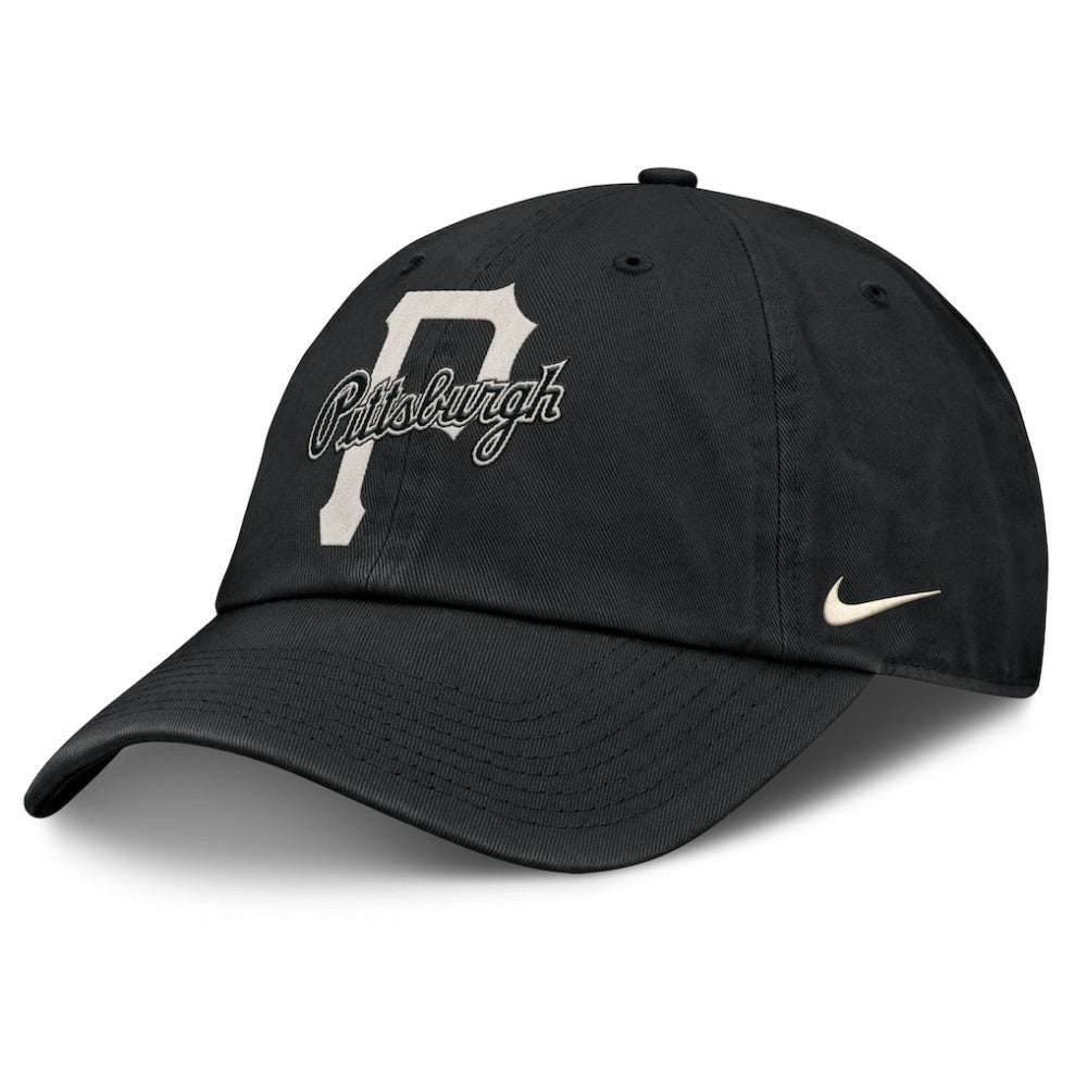 Black Pittsburgh Pirates Nike Statement Club Adjustable Hat