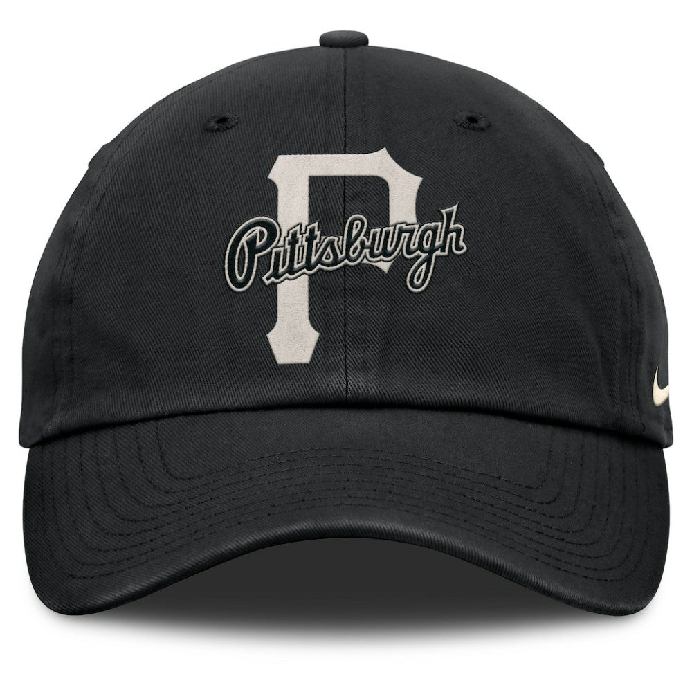 Black Pittsburgh Pirates Nike Statement Club Adjustable Hat