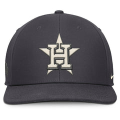 Anthracite Houston Astros Nike Statement Pro Snapback Hat