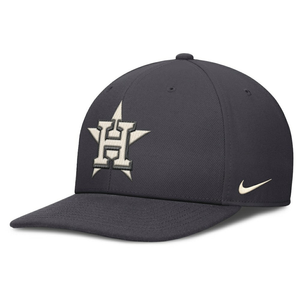 Anthracite Houston Astros Nike Statement Pro Snapback Hat
