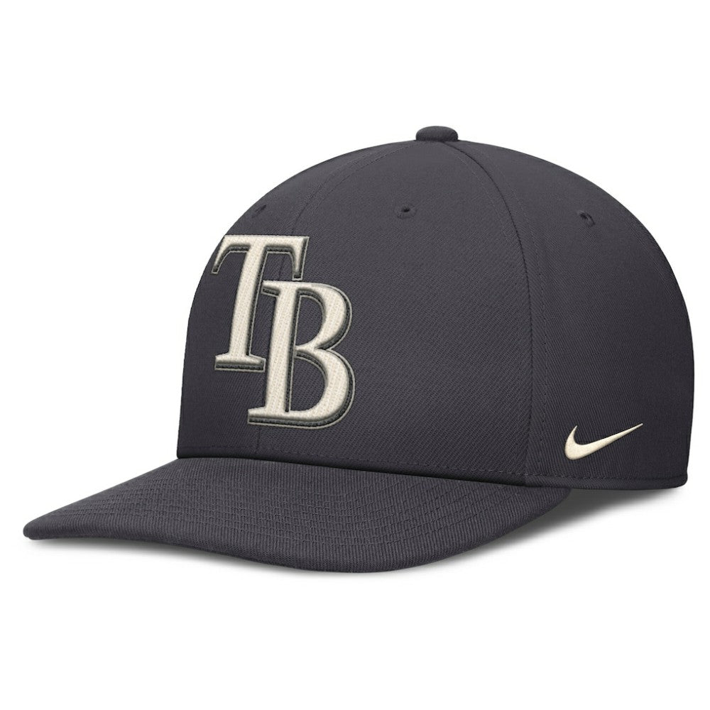 Anthracite Tampa Bay Rays Nike Statement Pro Snapback Hat