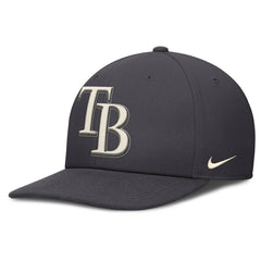Anthracite Tampa Bay Rays Nike Statement Pro Snapback Hat