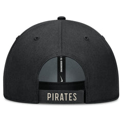 Black/Natural Pittsburgh Pirates Nike Statement Club Performance Adjustable Hat