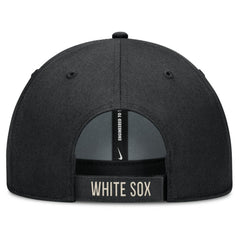 Black/Natural Chicago White Sox Nike Statement Club Performance Adjustable Hat