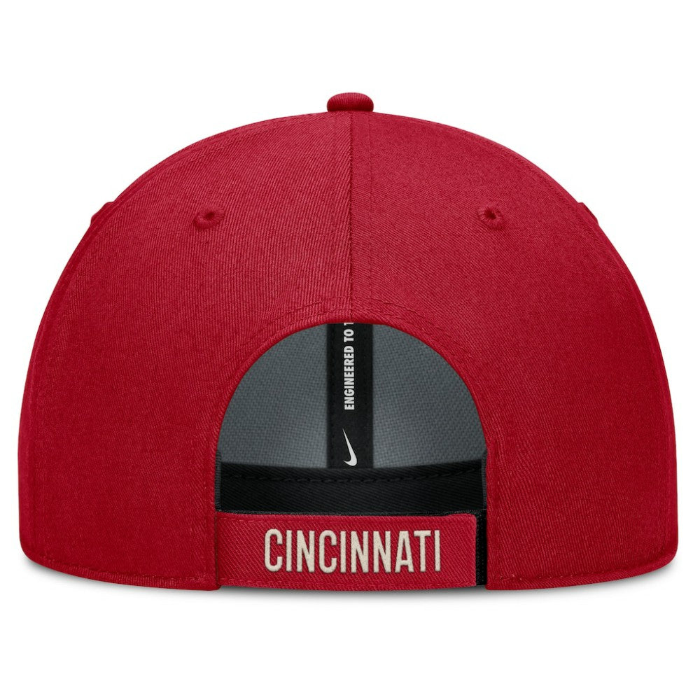 Red/Natural Cincinnati Reds Nike Statement Club Performance Adjustable Hat