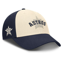 Navy/Natural Houston Astros Nike Statement Club Performance Adjustable Hat