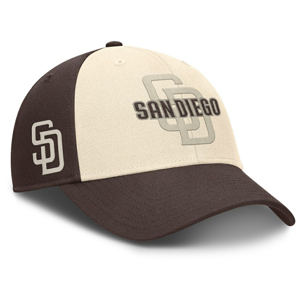 Brown/Natural San Diego Padres Nike Statement Club Performance Adjustable Hat