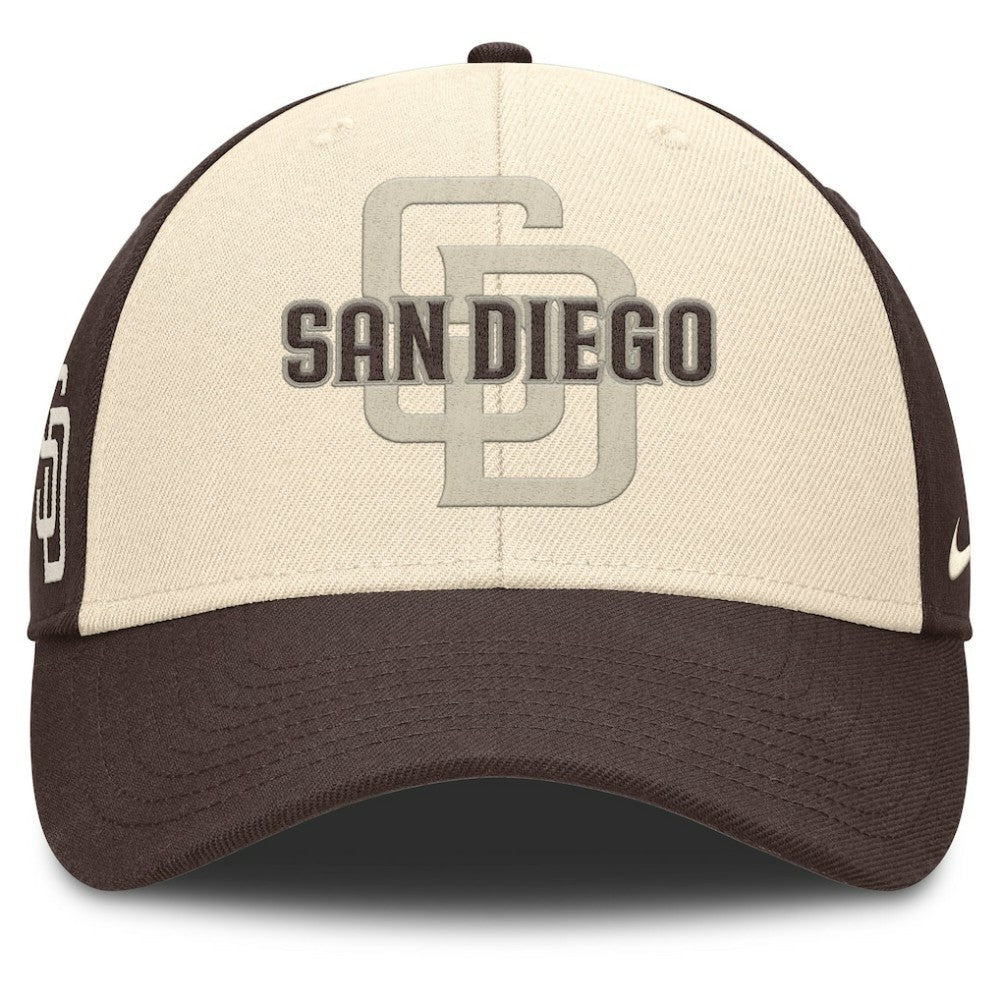 Brown/Natural San Diego Padres Nike Statement Club Performance Adjustable Hat