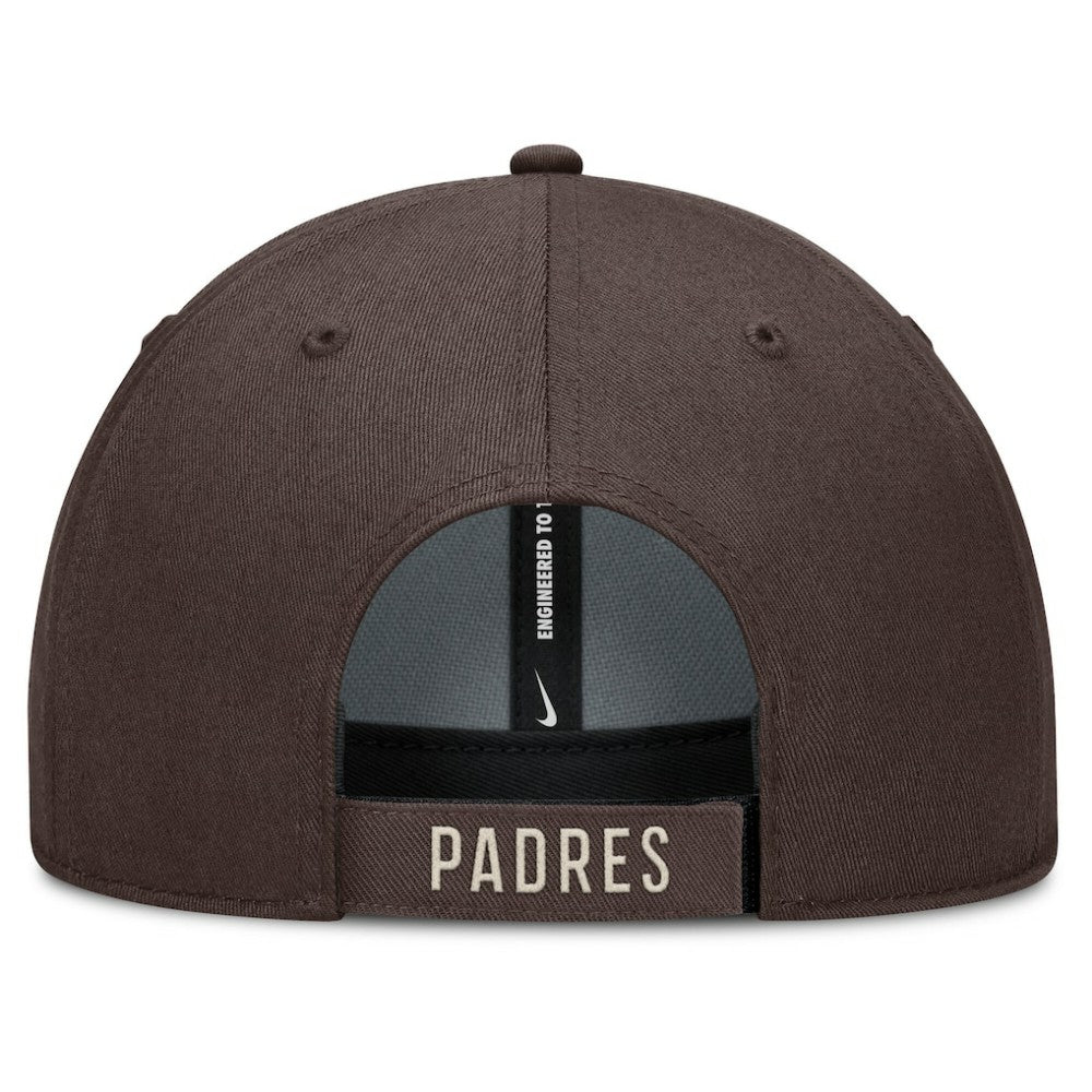 Brown/Natural San Diego Padres Nike Statement Club Performance Adjustable Hat