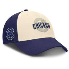 Royal/Natural Chicago Cubs Nike Statement Club Performance Adjustable Hat