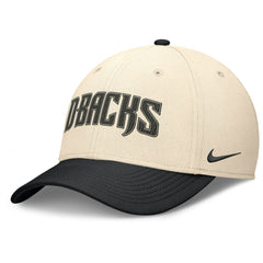 Natural/Black Arizona Diamondbacks Nike Statement Rise Performance Flex Hat