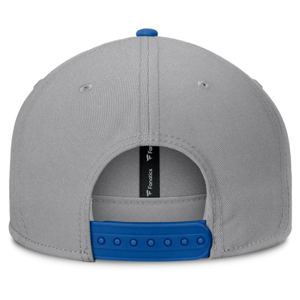Gray Chicago Cubs Fanatics Punchout Snapback Hat