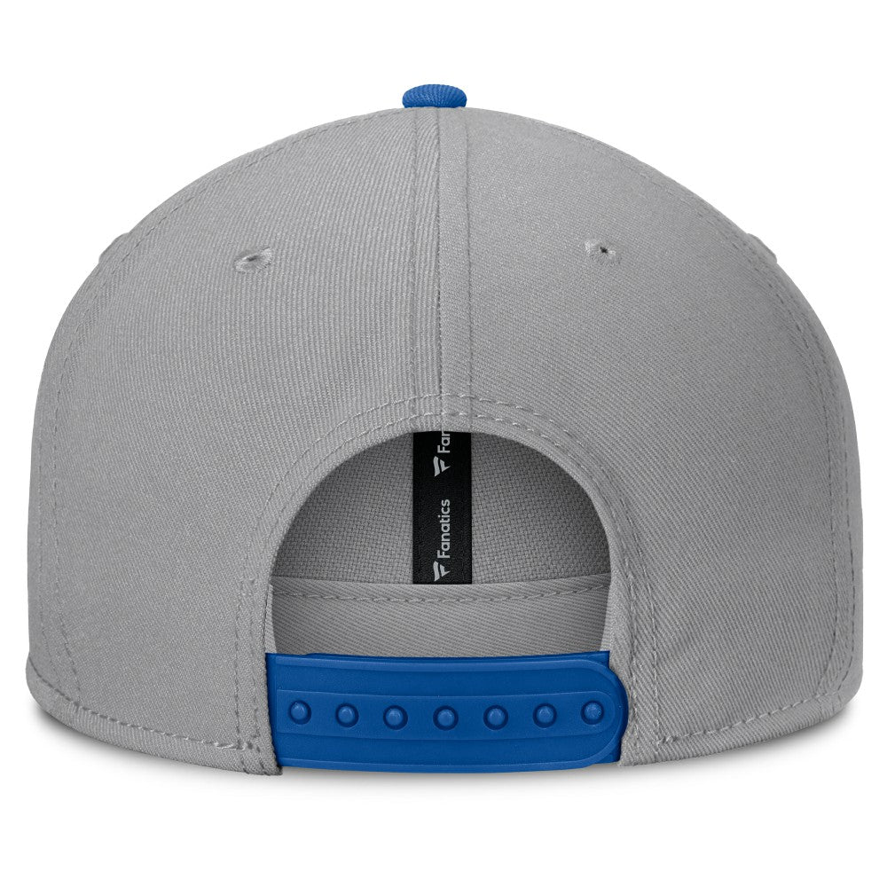 Gray Los Angeles Dodgers Fanatics Punchout Snapback Hat