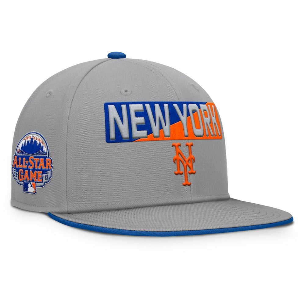 Gray New York Mets Fanatics Punchout Snapback Hat