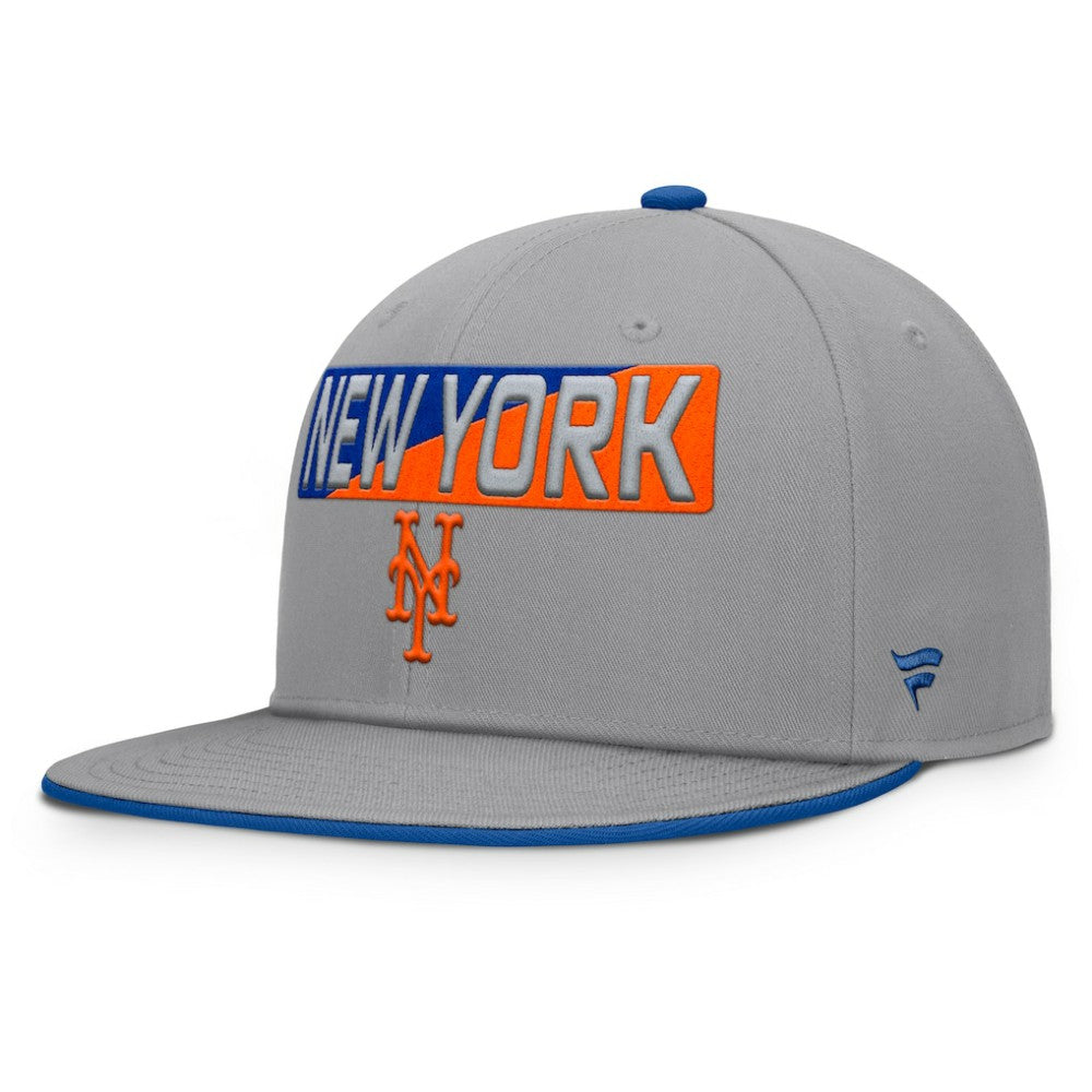Gray New York Mets Fanatics Punchout Snapback Hat