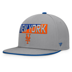 Gray New York Mets Fanatics Punchout Snapback Hat