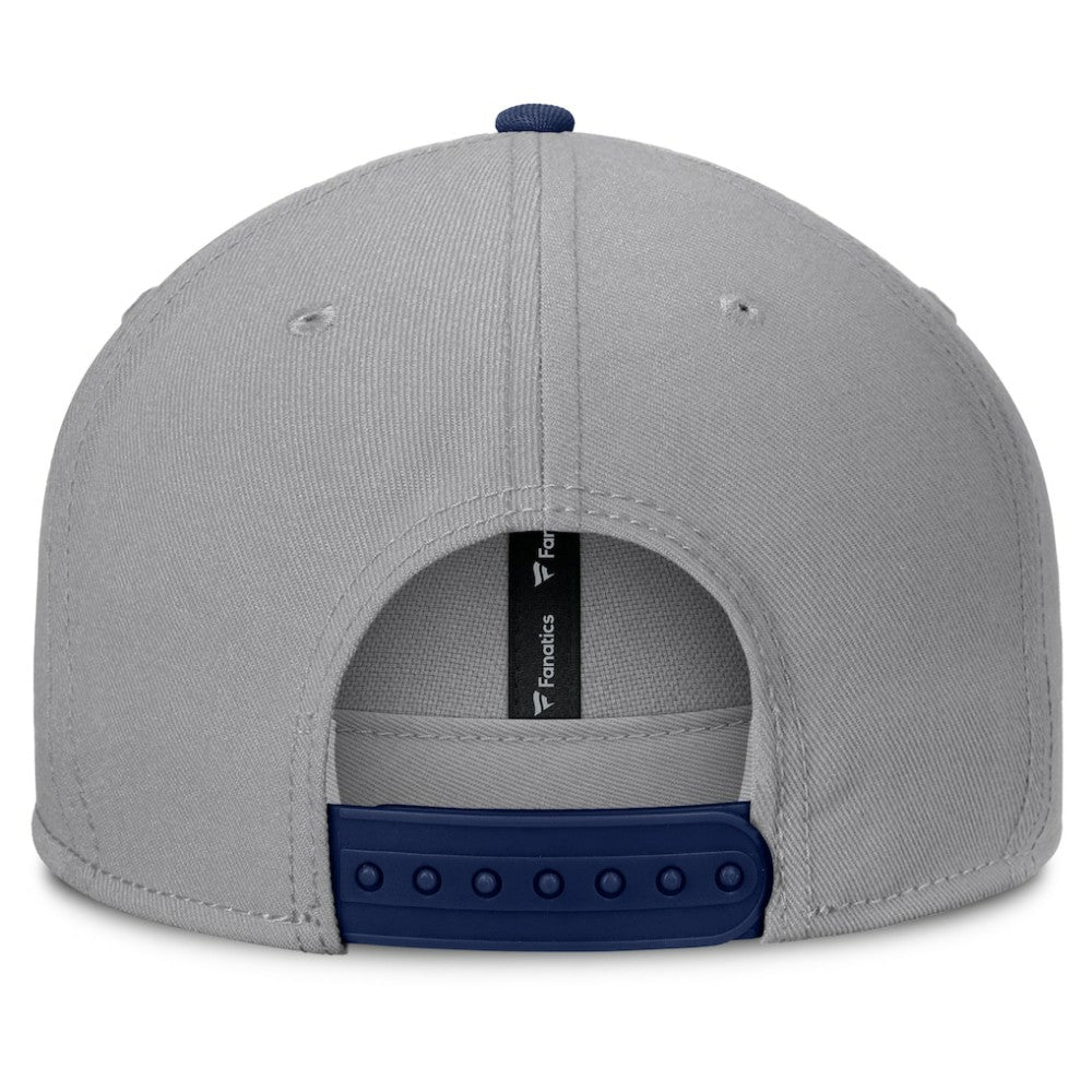 Gray Atlanta Braves Fanatics Punchout Snapback Hat