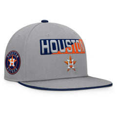 Gray Houston Astros Fanatics Punchout Snapback Hat
