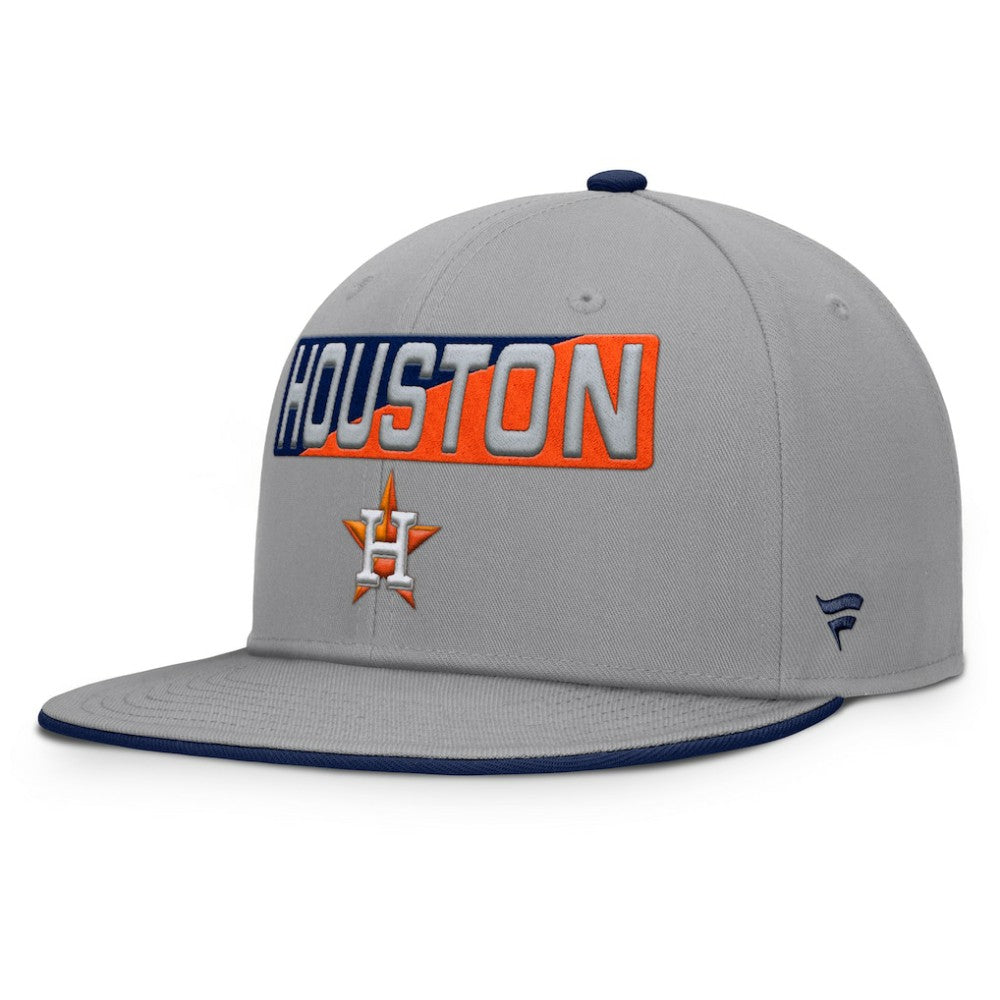 Gray Houston Astros Fanatics Punchout Snapback Hat